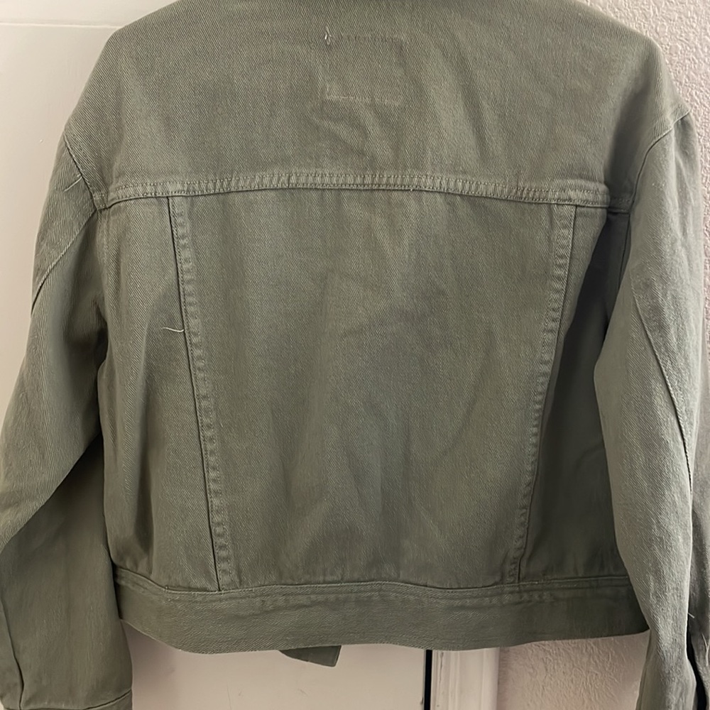 Green Jean Jacket - image 4
